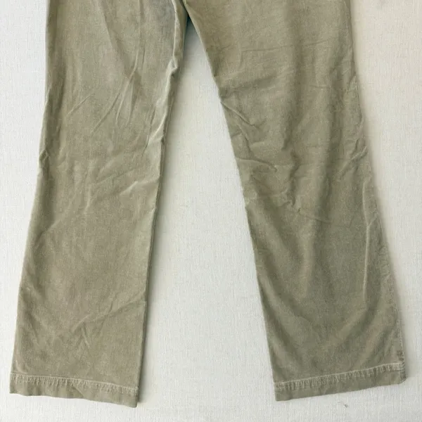 Chico's Vintage Cord Pant Womens 2 (US12/L) Almond Tan Corduroy Straight Leg NWT - Image 8