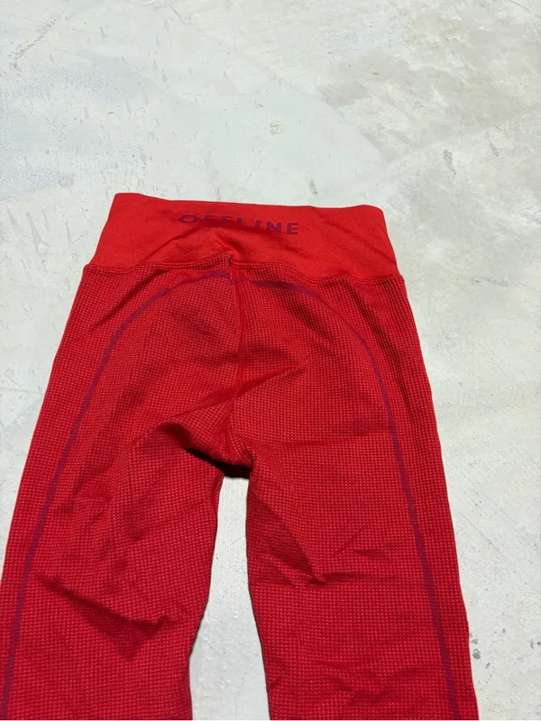 Aerie offline Red Seam-Detail Active Leggings - Image 8