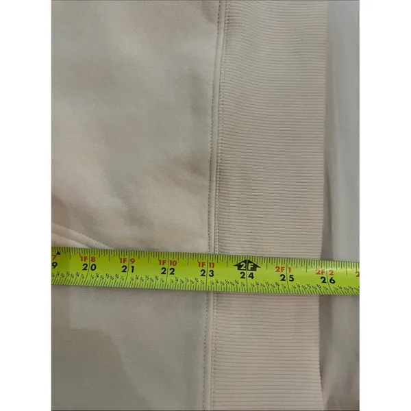 The North Face Half Dome Hoodie Women's M Cream Ivory Logo Pullover Sweatshirt - Image 8