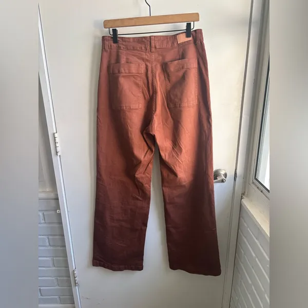 Pistola Nicole Wide Leg High Rise Spice Pants size 28 workwear classic‎ boho - Image 6