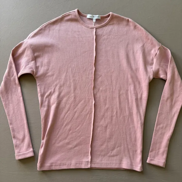 Center Seam Ribbed Top - Image 4