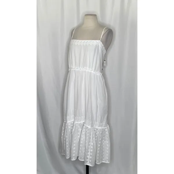NWT!! J. CREW Sorrento Dress Cotton Voile Solid White Bridal Preppy XXS XX-Small - Image 6