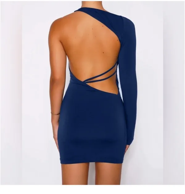 Tiger Mist navy mini dress  - Image 3
