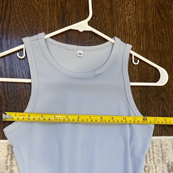 Amazon Elegant Blue Sleeveless Maxi Dress - Image 4