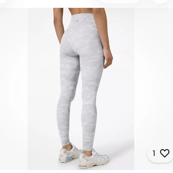 Lululemon Athletica Gray Patterned Leggings - Image 2
