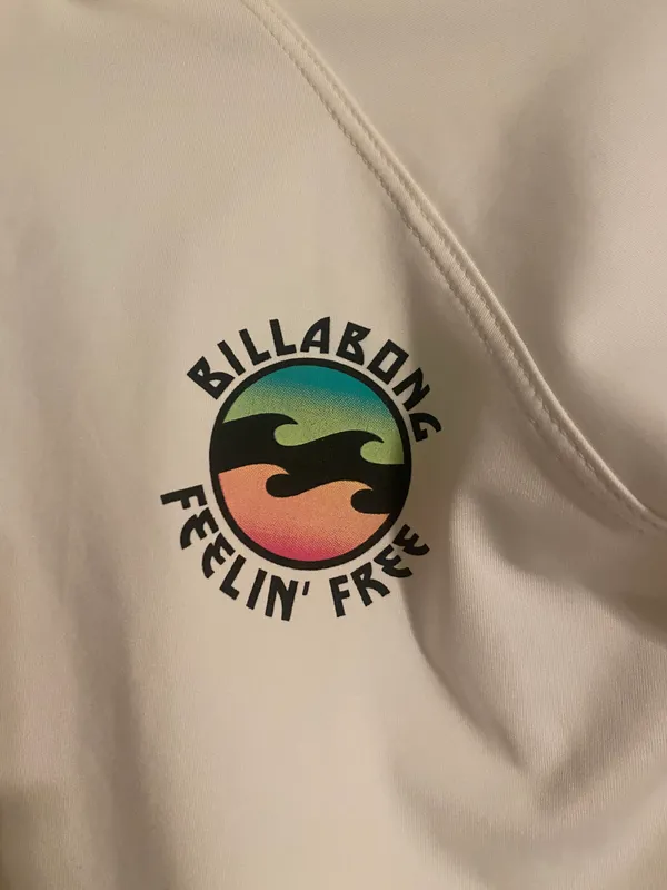 Billabong White Rash Guard - Image 2