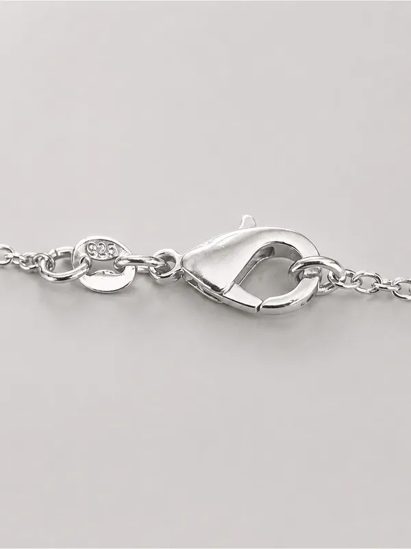 Vintage Shiva Eye Sterling Silver Pendant w/ Sterling Plate Chain - Image 4