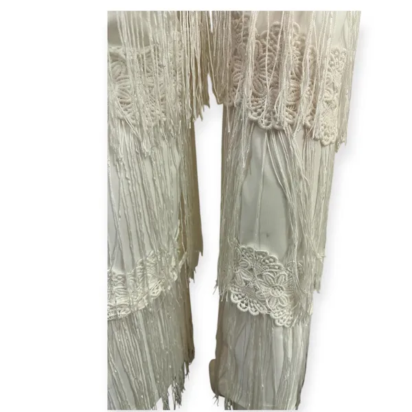 Miss Circle Fringe Set Tan Size XS - Image 9