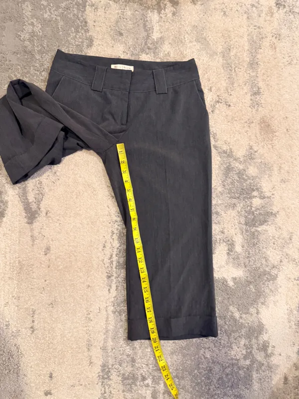 White House Black Market Gray Dress Capris - Image 5