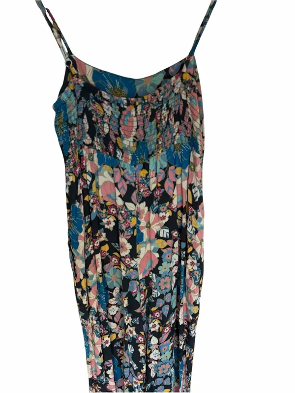 Natural Life - Bailey Wide Leg Jumpsuit Pink Petunia Floral Sz XS - Image 6