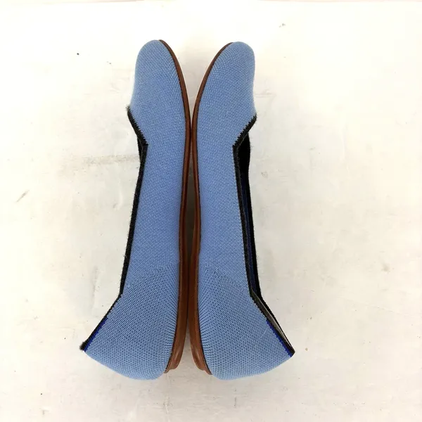 Rothy's The Daily Flat Womens 9 Ice Blue Merino Wool Ballet Flats Shoes - Image 6