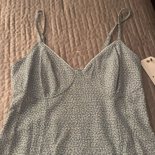 Billabong Blue Patterned Mini Dress - Image 2