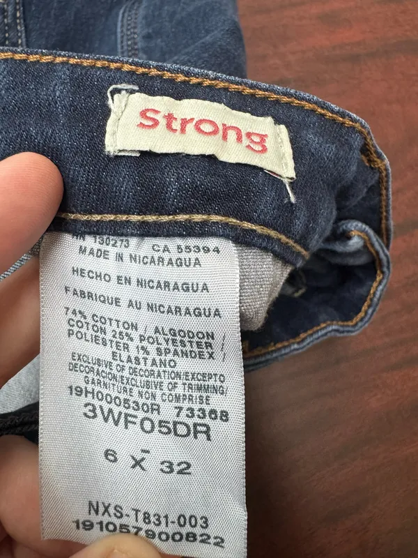 Wrangler Riggs Workwear Womens Strong 5 Pocket Boot Cut Jeans Size 6x32 - Image 5