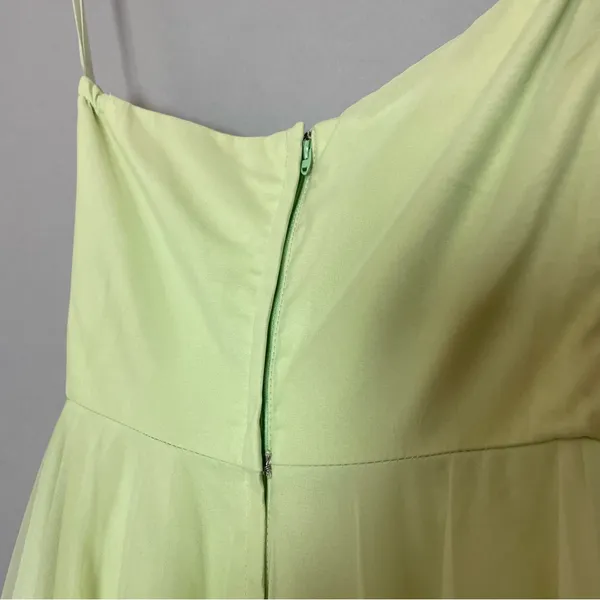 Vintage 50s Formal Dress Prom Strapless Pale Green Elegant‎ Hollywood Glamorous - Image 9