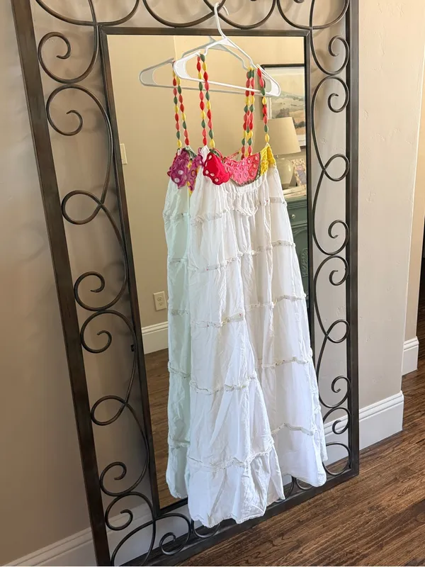 Farm Rio Fruits Sleeveless Maxi Dress Size XS - Image 6
