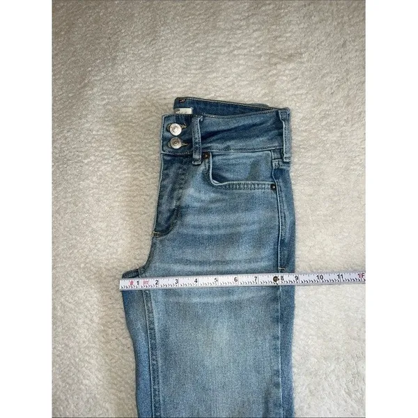 Free People We The Free Shayla Bootcut Jeans 25 Sierra Y2K Double Waist - Image 11