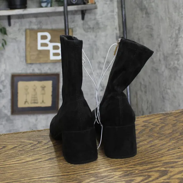 NEW A New Day Womens Dolly Ankle Boots 88098511 Black 7M - Image 5