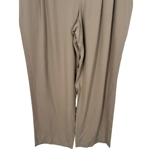 NWT Loft Womens Pleated Wide Leg High Rise Trousers Pants Khaki Size 14 Preppy - Image 8