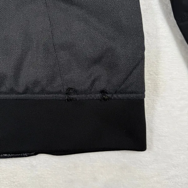 Lululemon Mixed Media Bomber Jacket Black Gray Full Zip Athleisure Womens est 6‎ - Image 11