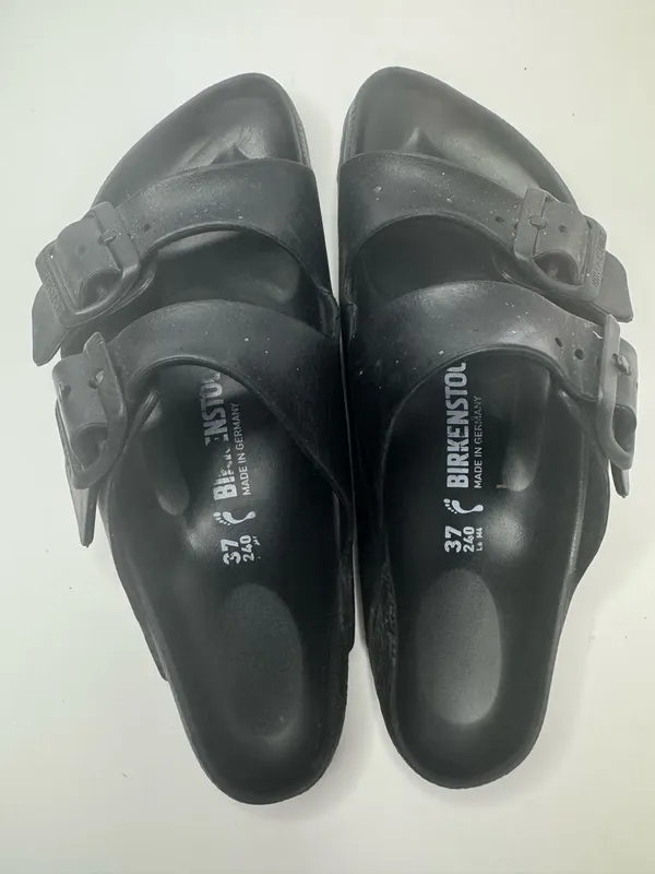 Birkenstock Classic Black Sandals Size EU37 /US6-7 - Image 3