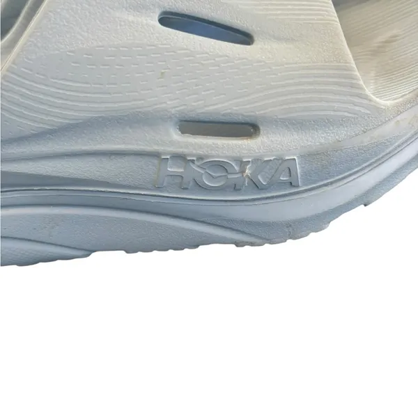 HOKA Ora Recovery Uni~Sex Slide 3 Sandals Med Blue Women’s Sz 11 Mens Sz 9 - Image 4