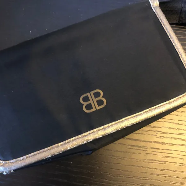 Vintage Balenciaga Makeup Bag Small Cosmetic Pouch with Mirror - Image 4