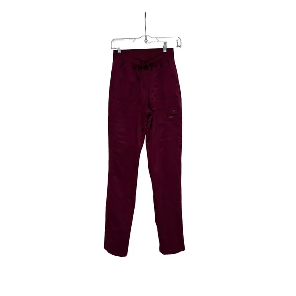 Dickies Tall XS Burgundy Drawstring Cargo Pants - Image 2
