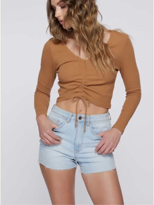 O'Neill Leanne Top Camel size small - Image 4