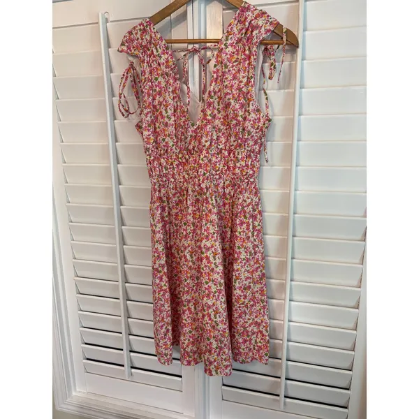 Time‎ & Tru Pink Floral Dress Size Small - Image 2