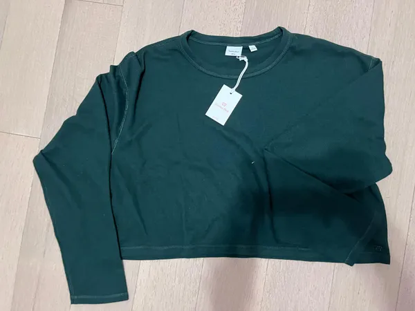 Cropped Baby Waffle Longsleeve - Image 6