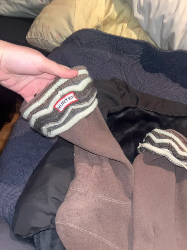 Hunter Boots Tall Brown Boot Socks + 🆓🎁 - Image 2