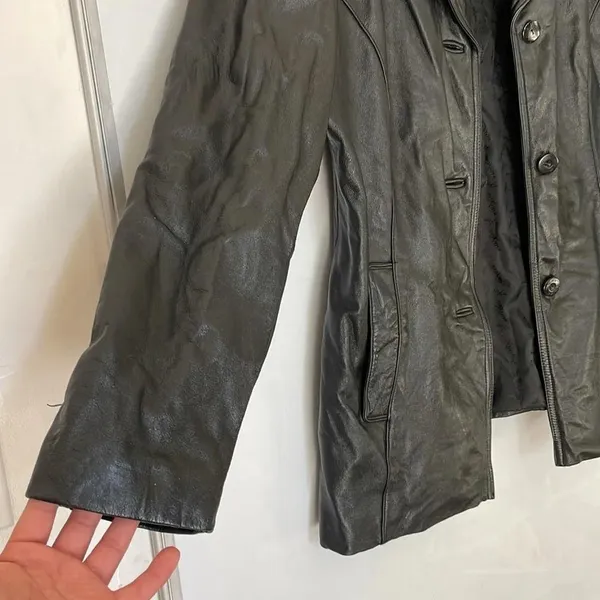 Maxima Wilsons Vintage 100% Leather Jacket Size Large - Image 3