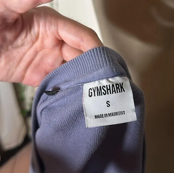 Gymshark Longsleeve Periwinkle Cropped Top - Image 5