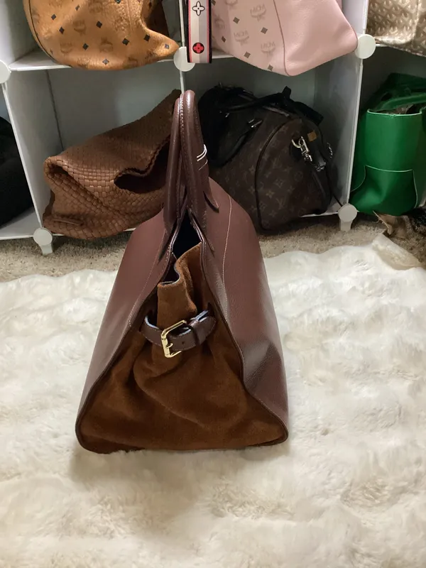 Nwt Anna Paola Leather Satchel - Image 3
