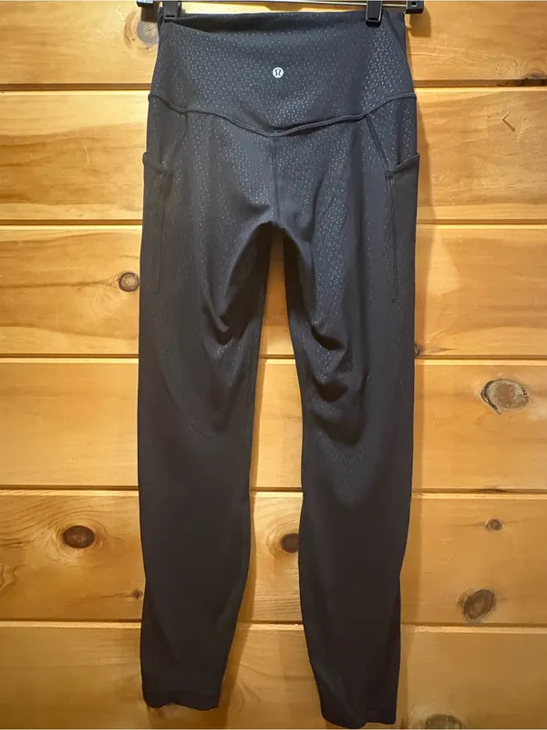 Lululemon Align High-Rise Pant with Pockets 25" in Gradiate Geo Emboss Black - Image 2