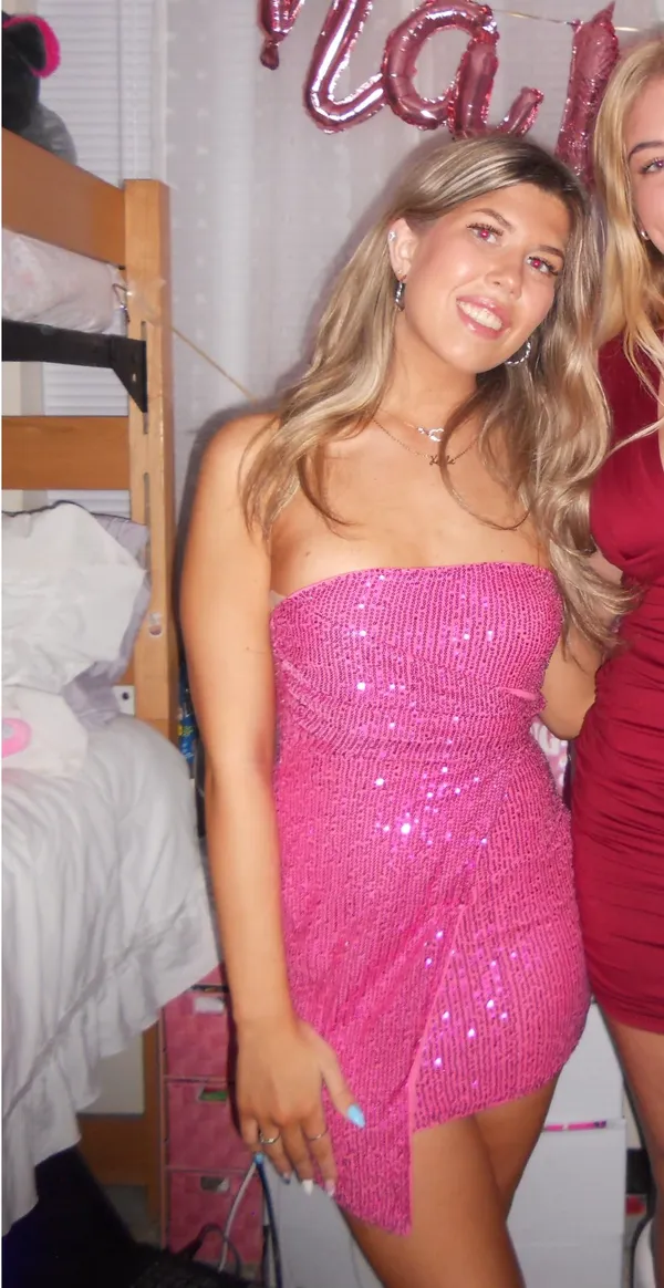 That’s So Fetch Pink Mini Dress - Image 2