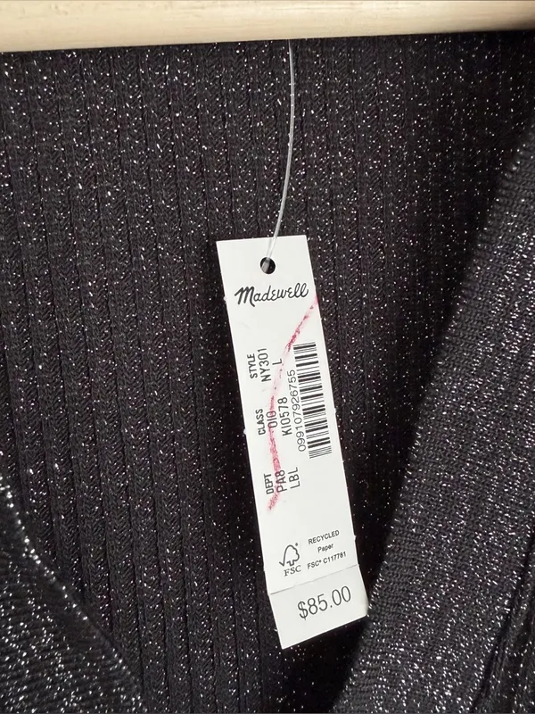 NWT Madewell V Neck Polo Top - Image 6