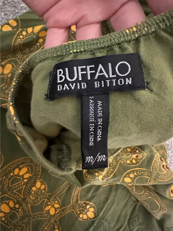 Buffalo David Bitton beaded halter tank top - Image 3