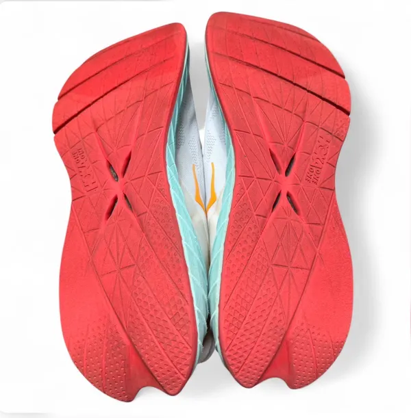 HOKA One One Carbon X 2 Men’s 12.5D Running Shoes White Orange Carbon Plate Road - Image 10