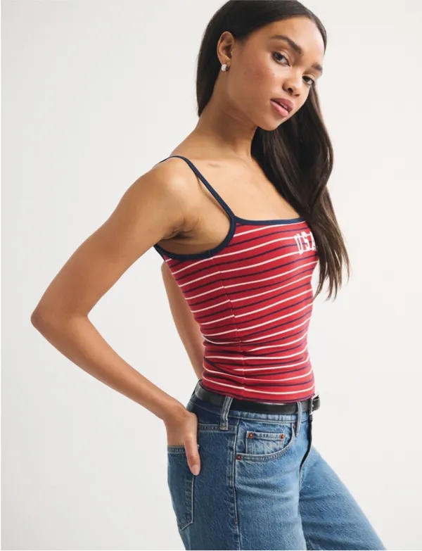 Abercrombie & fitch bra free 90s USA tank top - Image 5