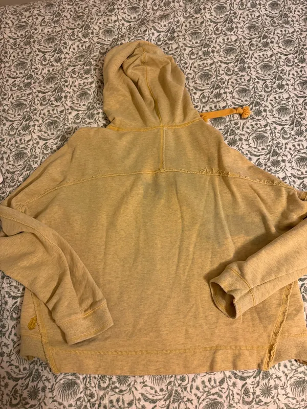 FP Movement Heathered Mustard Yellow Hoodie - Image 2