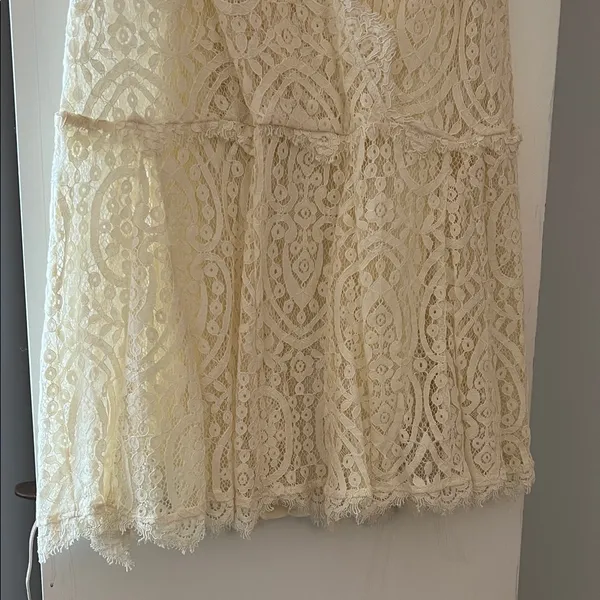 Free People Heart in Two Cream Ivory Lace Dress - Image 9