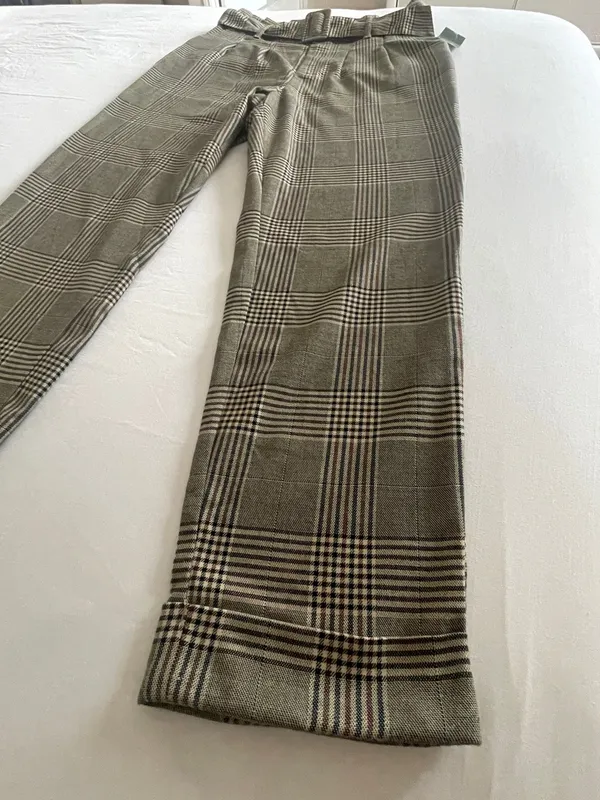 NWOT Wild Fable Plaid Tailored Trousers Sz 10 - Image 4