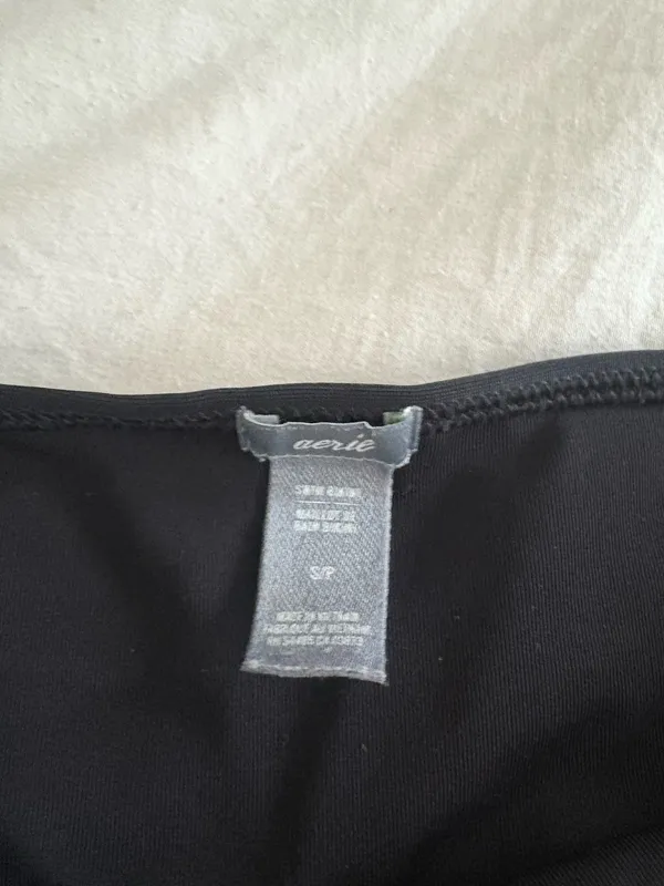 Aerie Black Bathing Suit Bottoms - Image 2