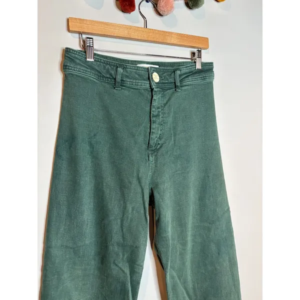 Zara deep teal Marine Straight jeans - Image 5