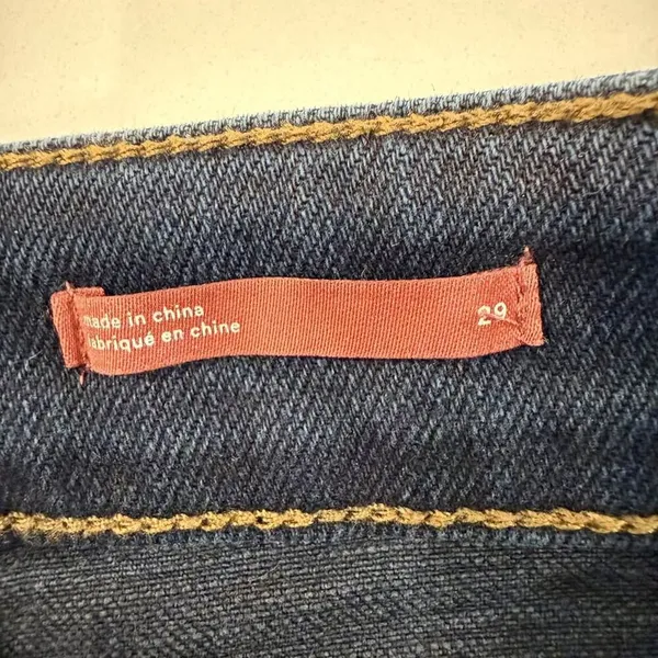 Pilcro Anthropologie The Icon Denim Jeans Womens 29 Blue High Rise Patch Pockets - Image 5