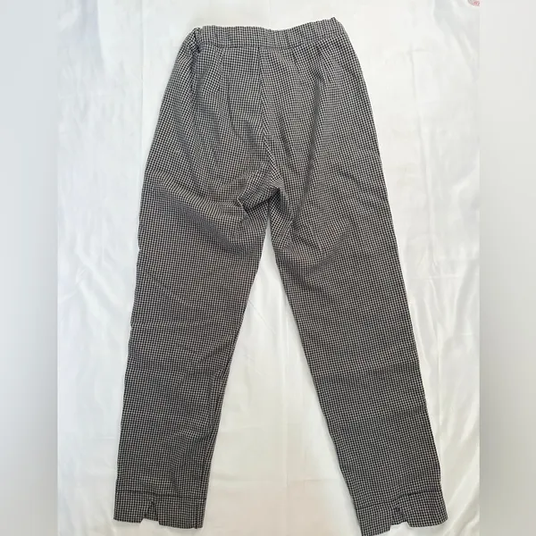 Brandy Melville Vintage Woven Gingham Tilden Pants - Grey - Image 8