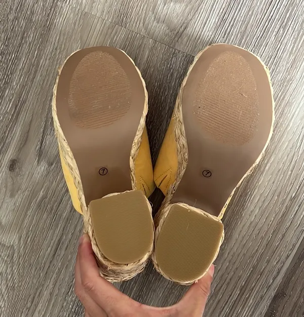 Lulus Ervyn Suede Raffia Platform Slide Sandals - Image 9