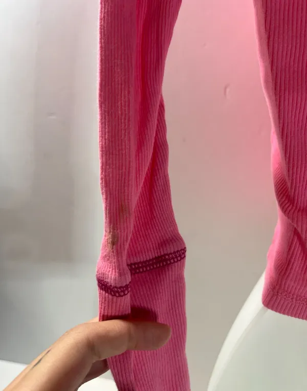 Pink Crop Top Size XXS - Image 5