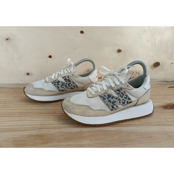 Authentic New Balance 237 Sea Salt Leopard Women Sneakers – Slightly Used - Image 2